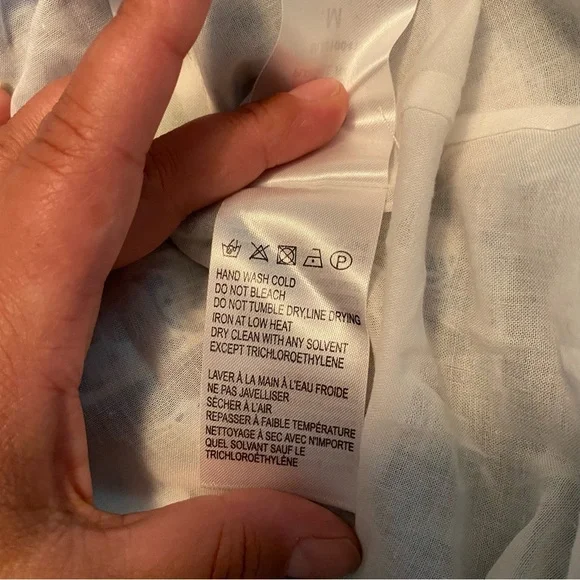 FARM RIO BLUE PALMS BALLOON SLEEVE DRESS SIZE MEDIUM NEW with TAGS - Picture 14 of 16